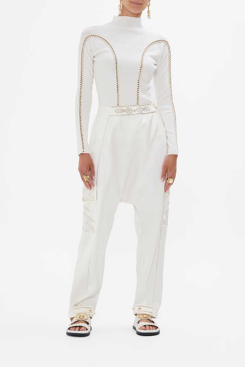 CAMILLA HIGH NECK KNIT TOP outlook