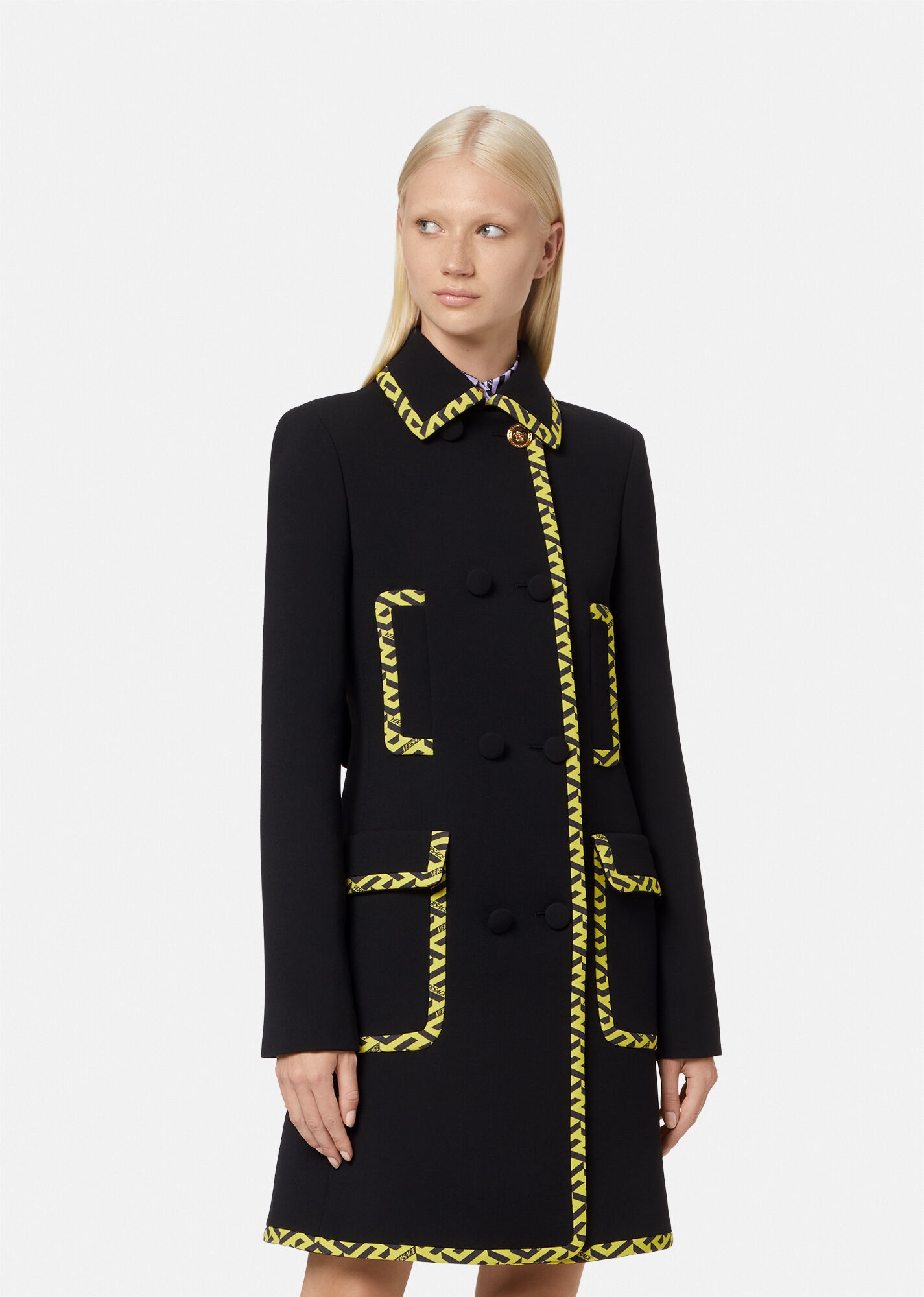 Virgin Wool Medusa Coat - 2