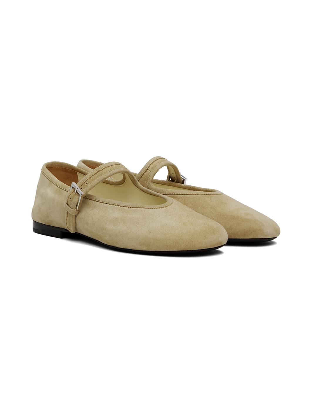 Tan Boheme MJ Ballerina Flats - 4