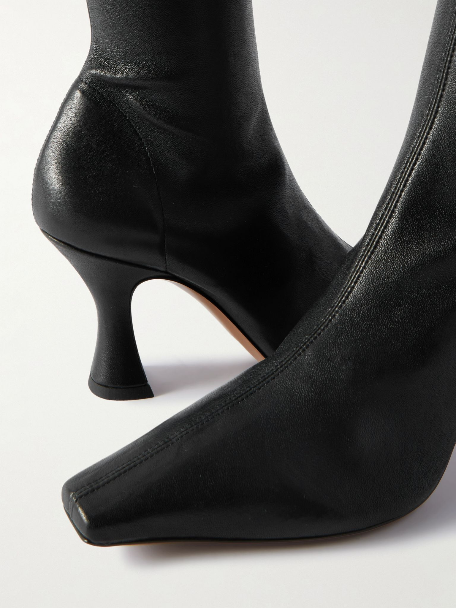 Ran leather knee boots Black - 4