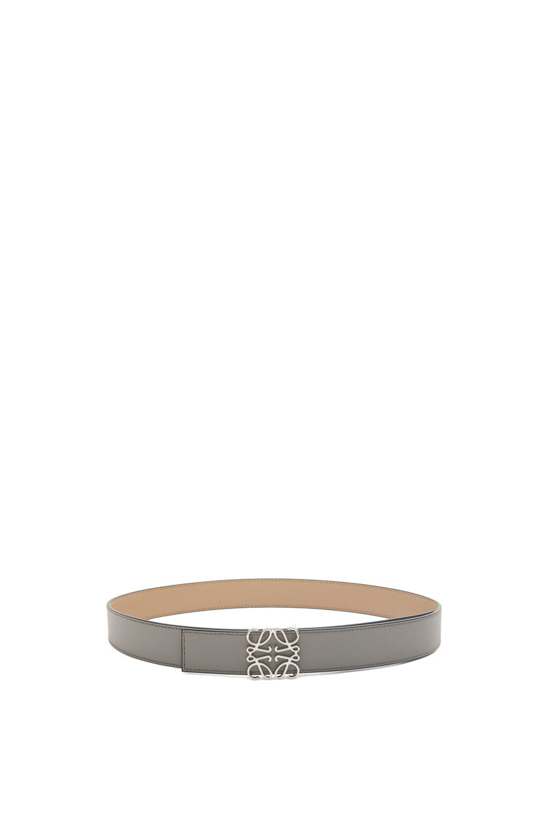 Loewe Reversible Anagram belt in soft grained calfskin and smooth calfskin outlook