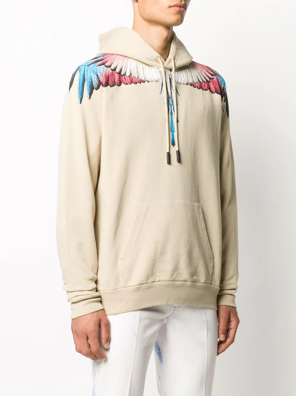 Wings-print hoodie - 3