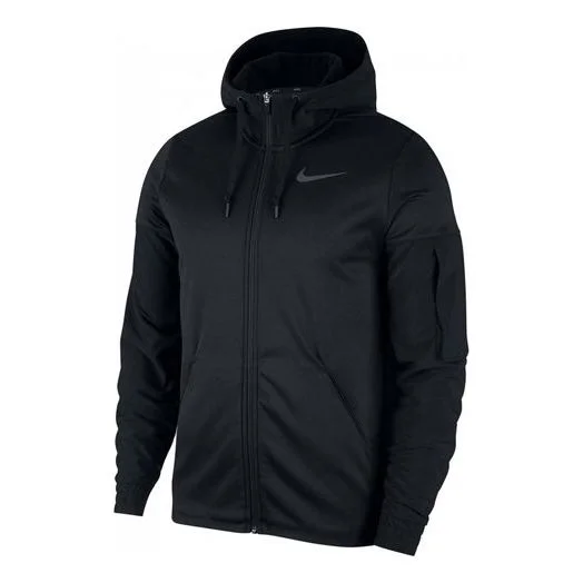 Nike Therma Training Sports Quick-dry Brushed Jacket Coat Male Black BV6310-010 - 1