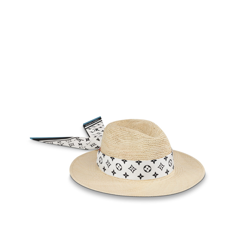 Abstract Monogram Wave Hat 1