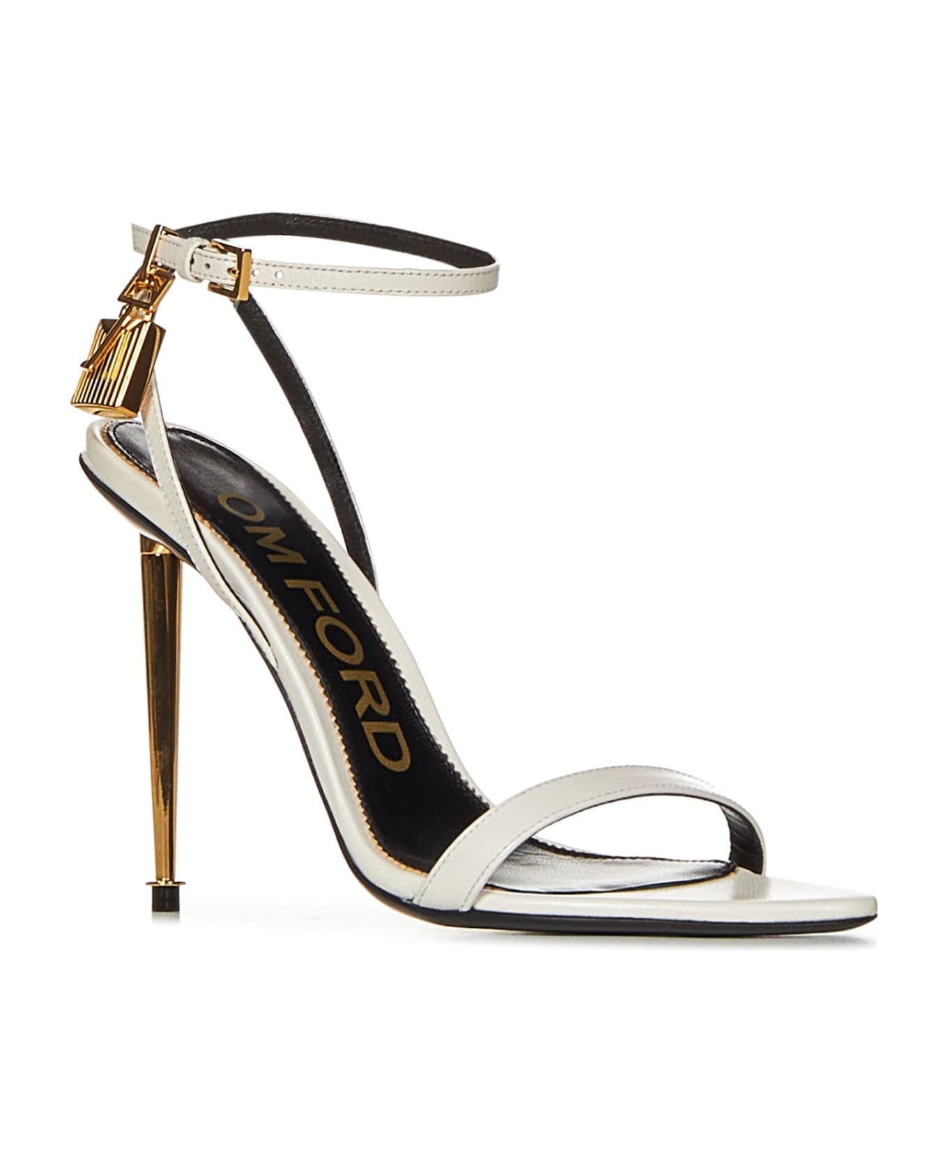 Padlock Pointy Naked Sandal - 2