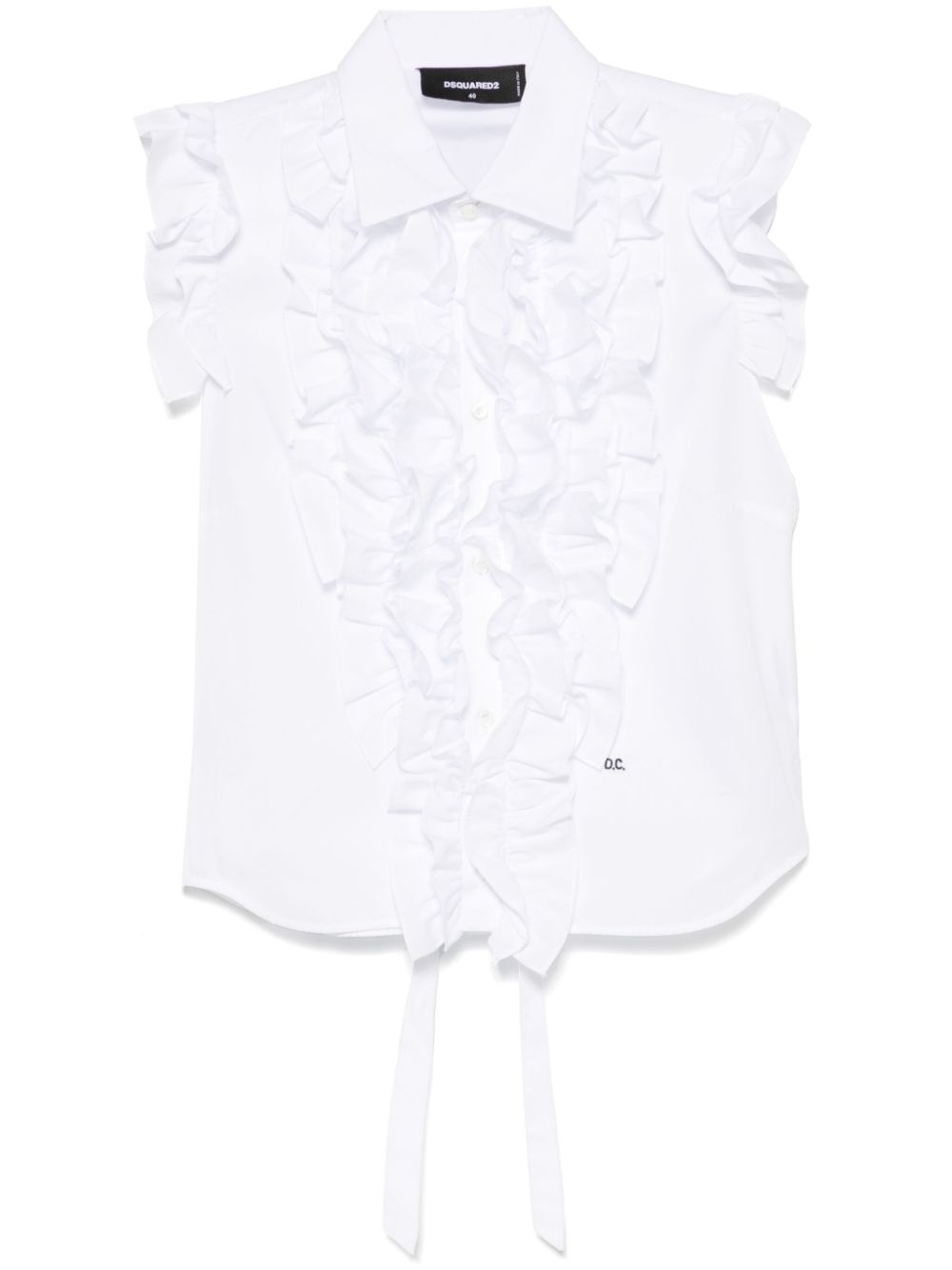 ruffled blouse - 1