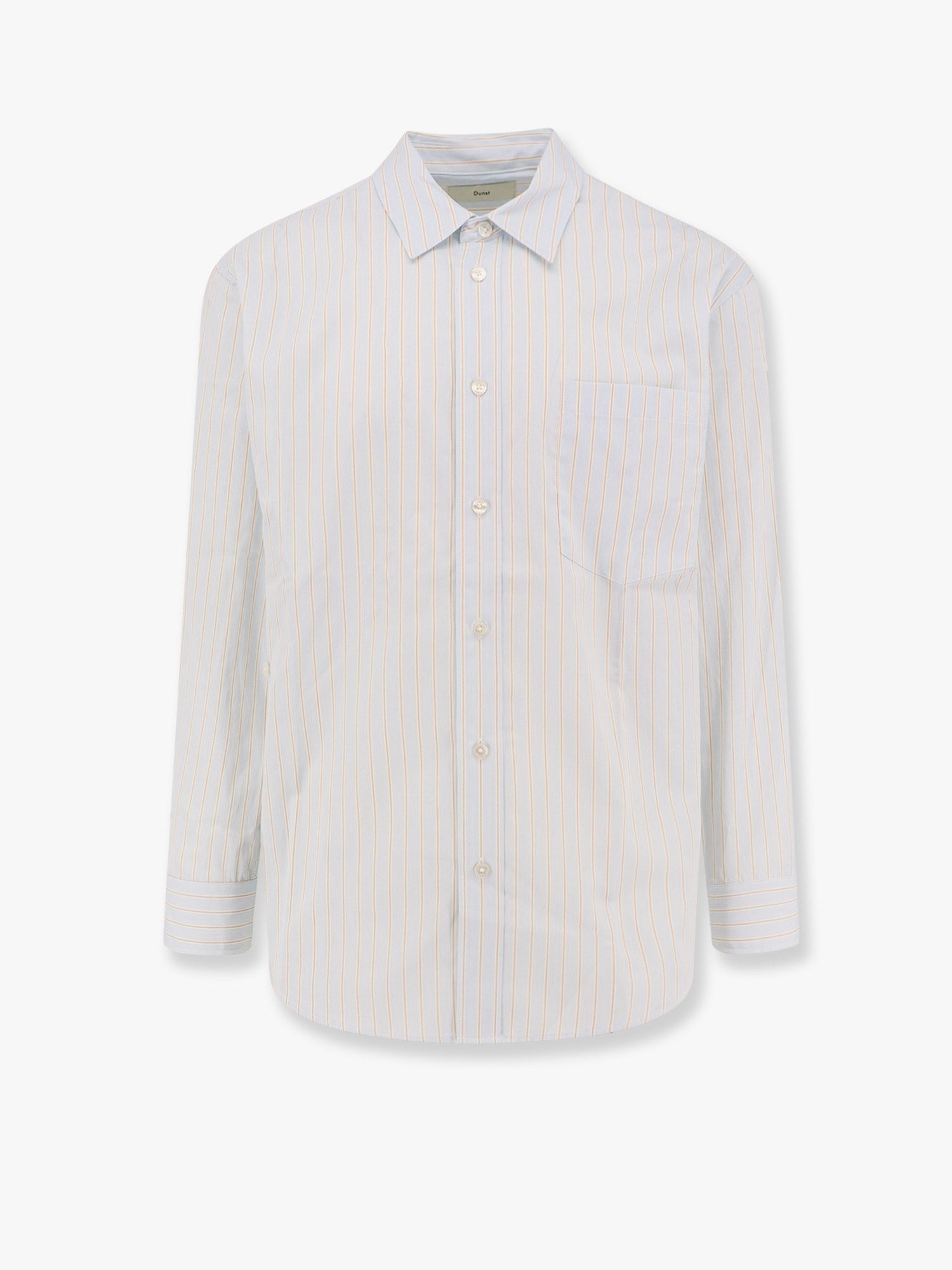 Oversized striped cotton shirt - 1