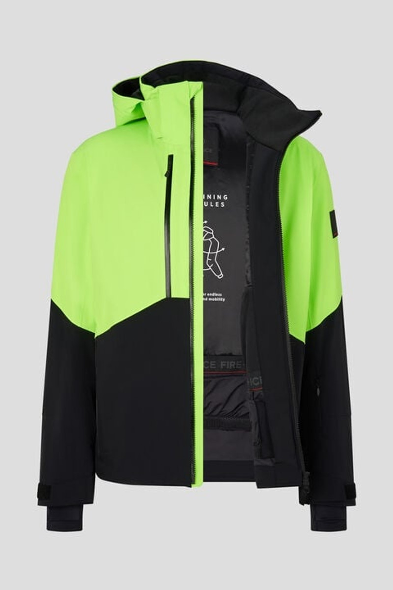 Rigby Ski jacket in Neon green/Black 2