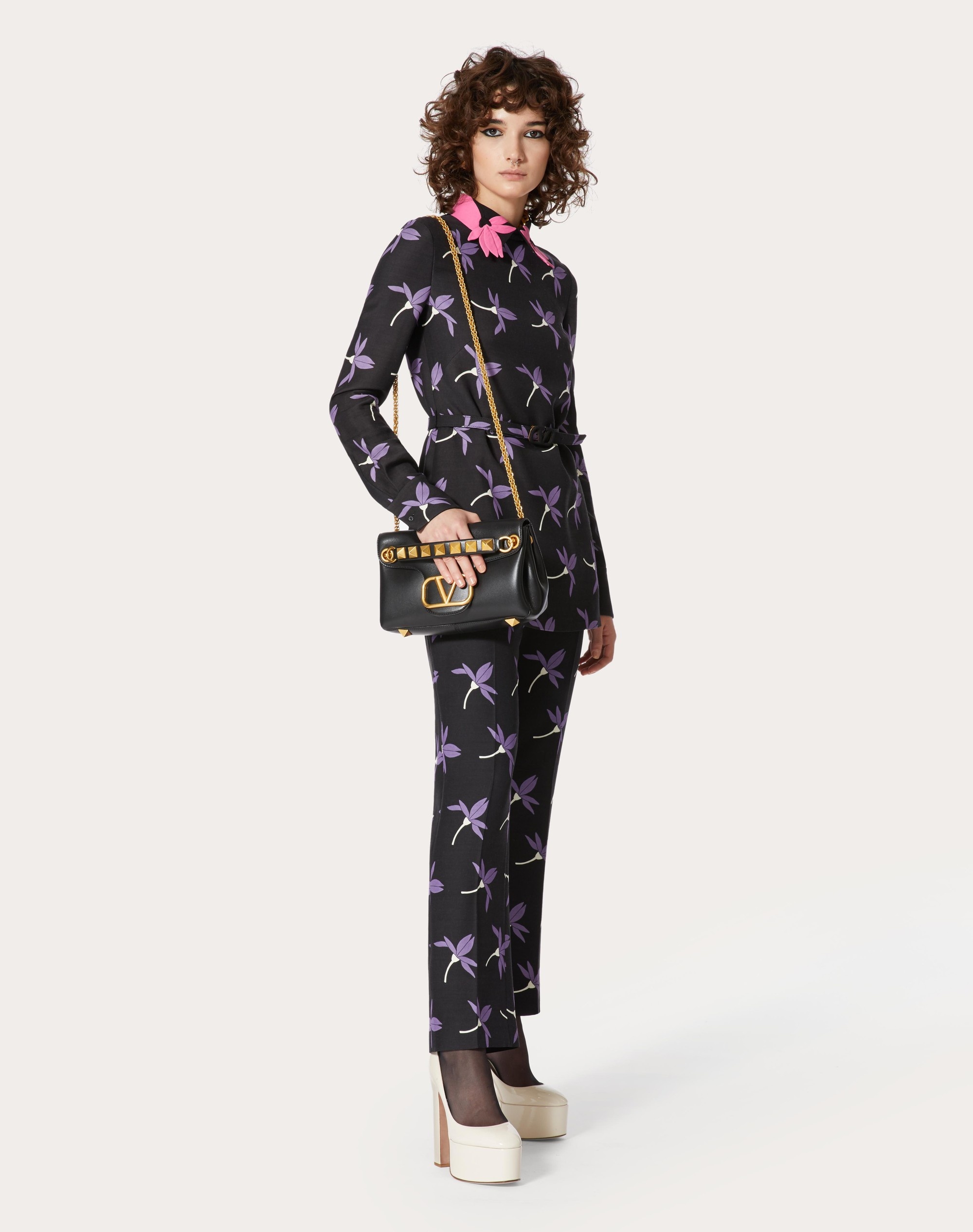 PRINTED CREPE COUTURE TOP - 2