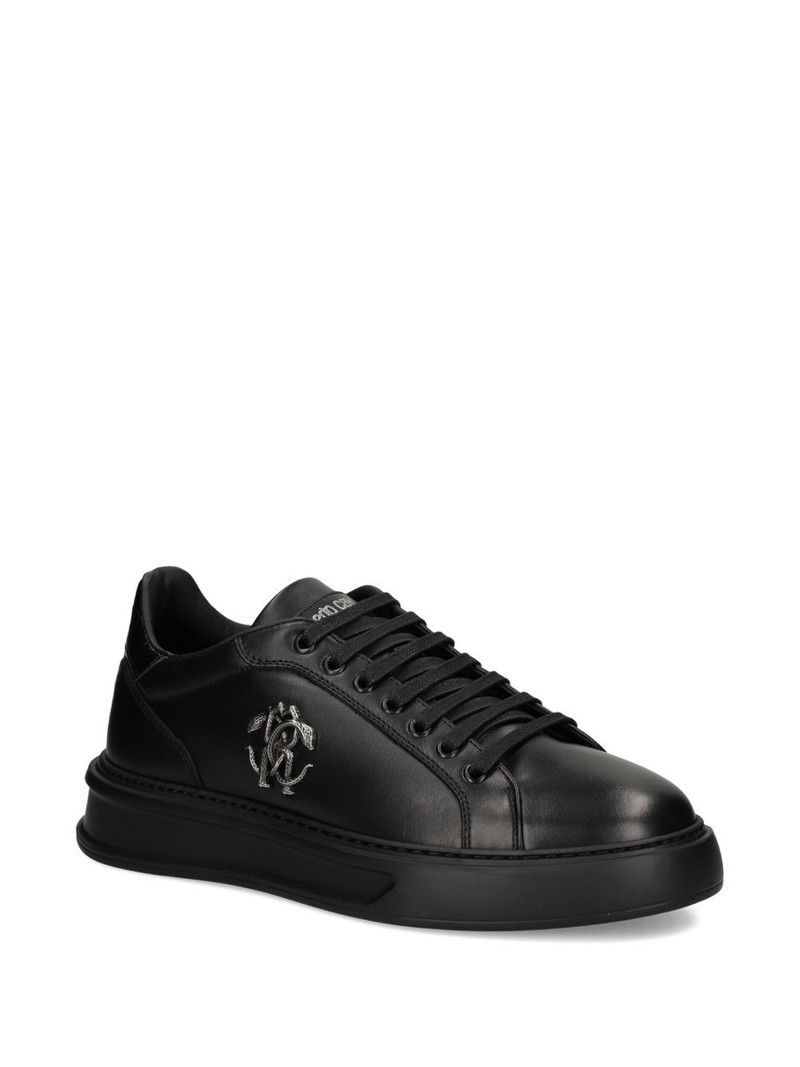 Roberto Cavalli logo-plaque platform sneakers outlook