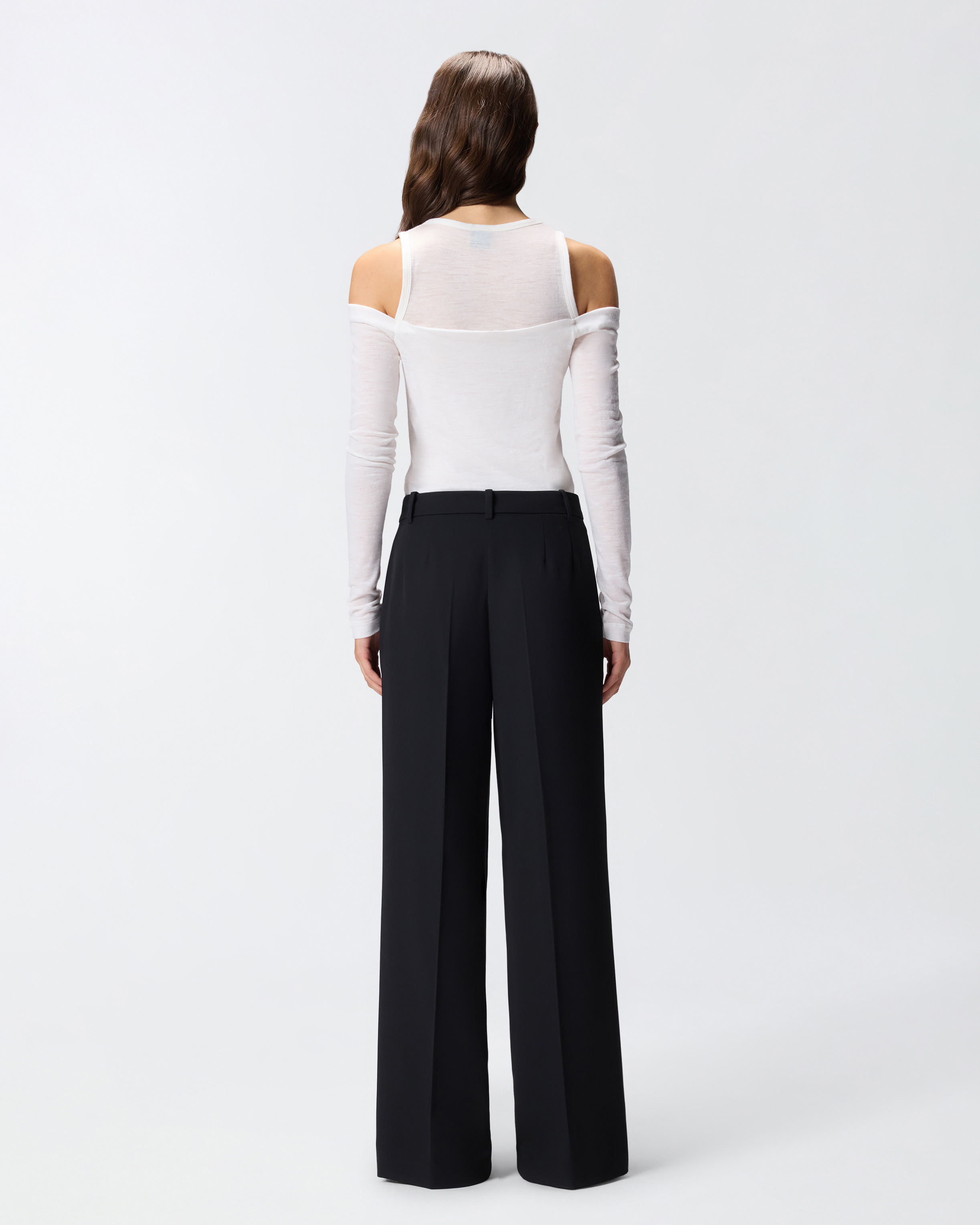 OFF-THE-SHOULDER WOOL BLEND JERSEY TOP - 4