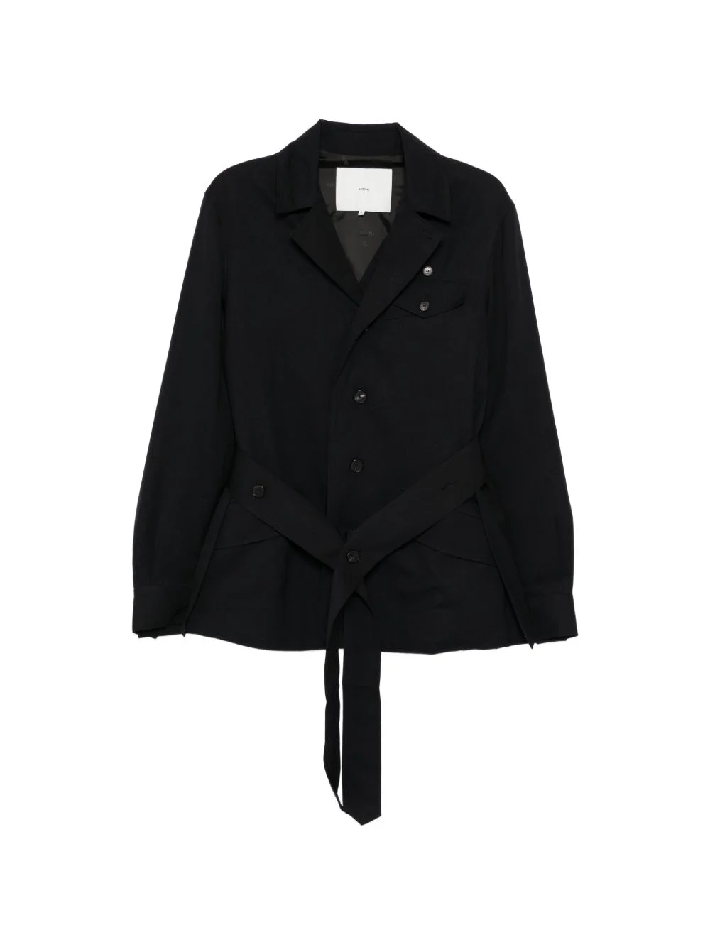 belted jacket - 1