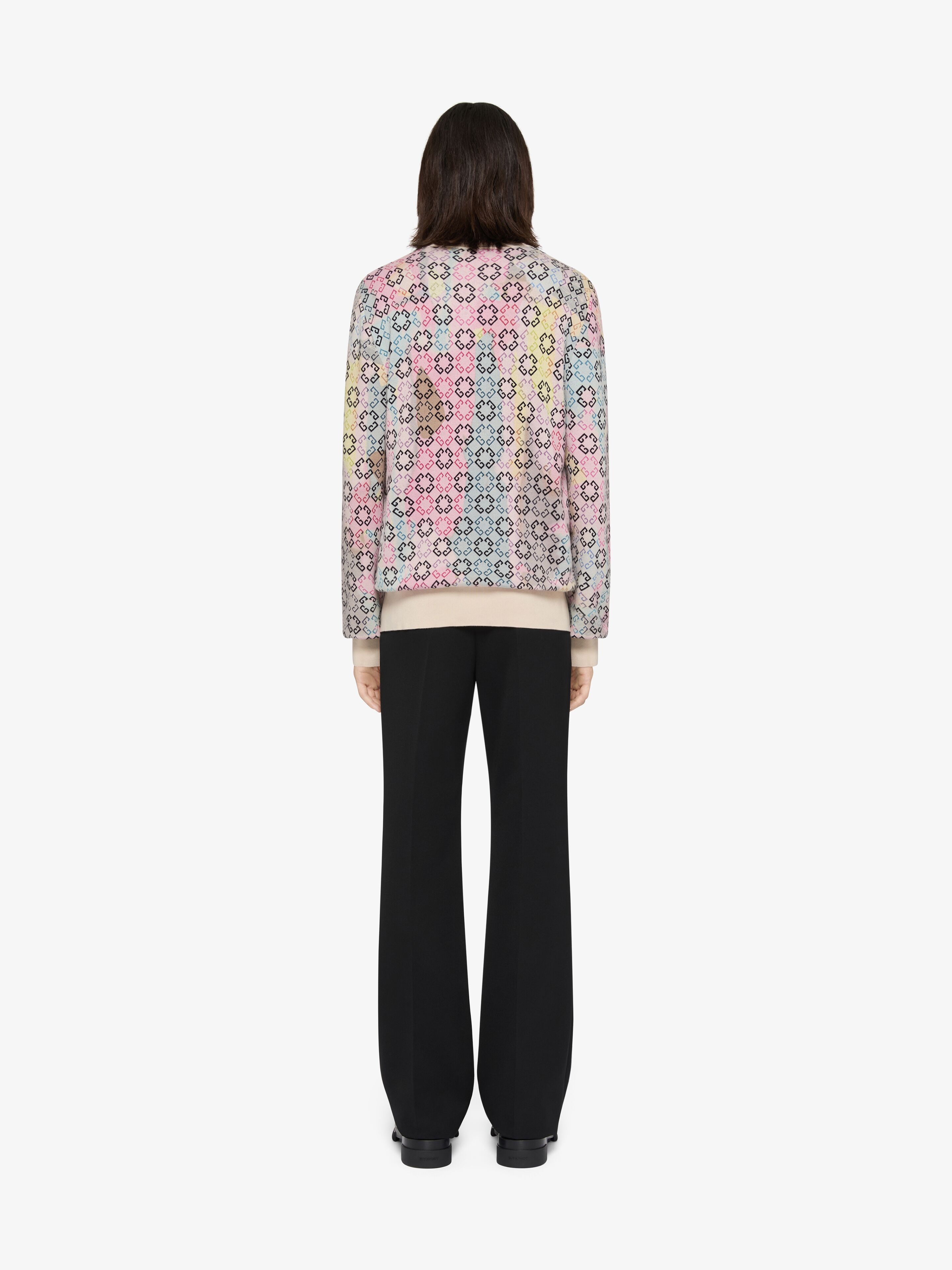MULTICOLOR SWEATER IN MONOGRAM 72 COTTON - 3