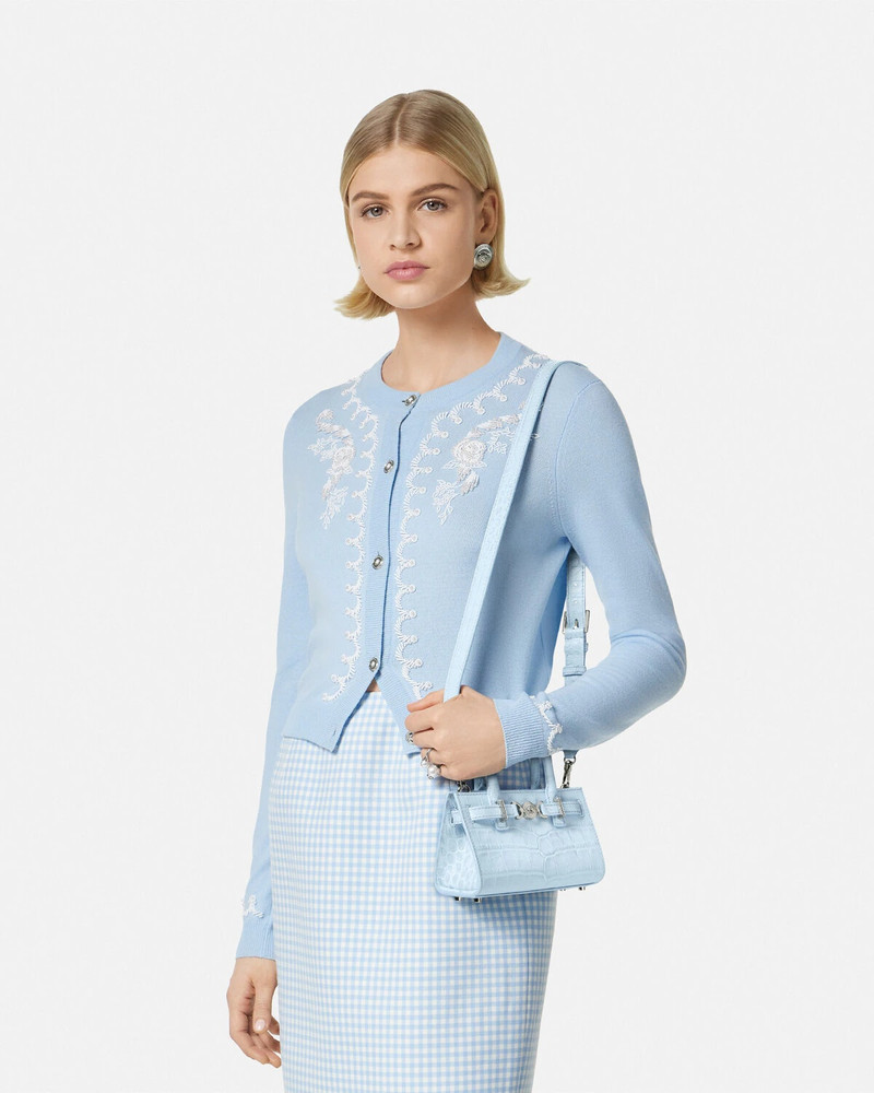 Croc-Effect Medusa '95 Mini Tote Bag 4