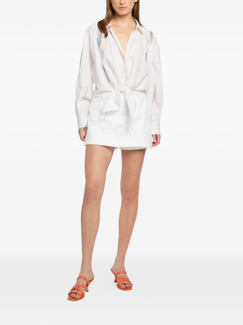 Cinq à Sept Marianna Paillette Whirl tied shirt outlook