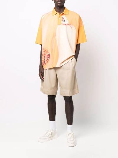 MSGM knee-length chino shorts outlook