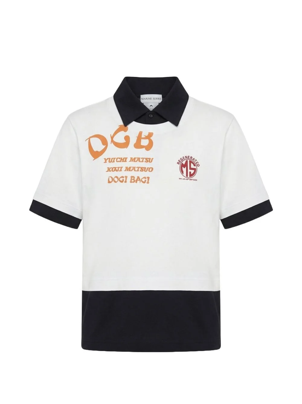 graphic-print polo shirt - 1