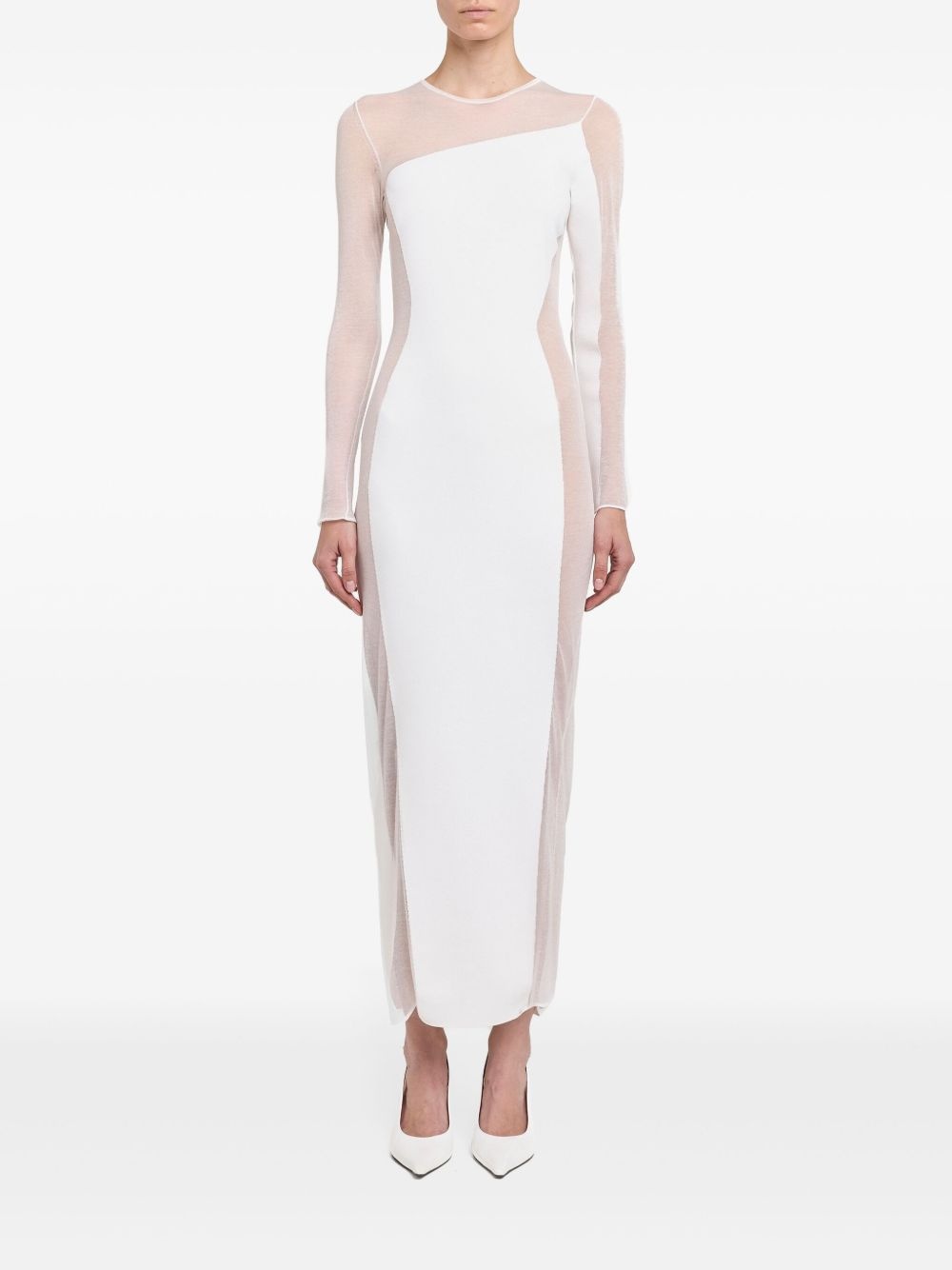 panelled midi dress - 2