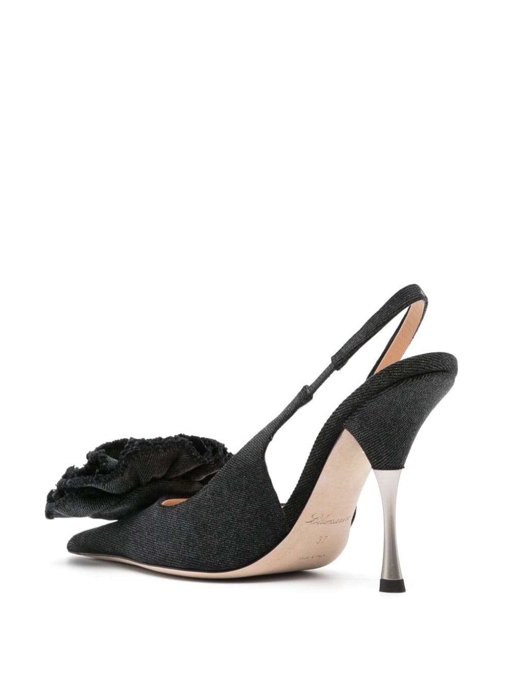 105mm floral-appliquÃ© pumps - 3