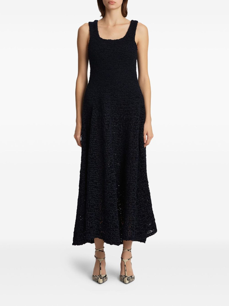 KHAITE Twigs square-neck maxi dress outlook