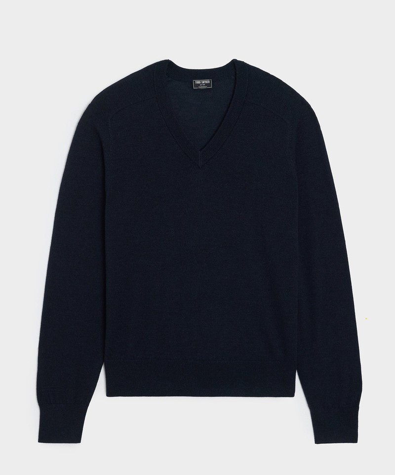 Merino V-Neck Sweater 1