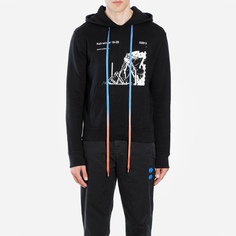 Off-White Off-White USA Cotton Pattern Printing Black OMBB034F19E300131001 outlook