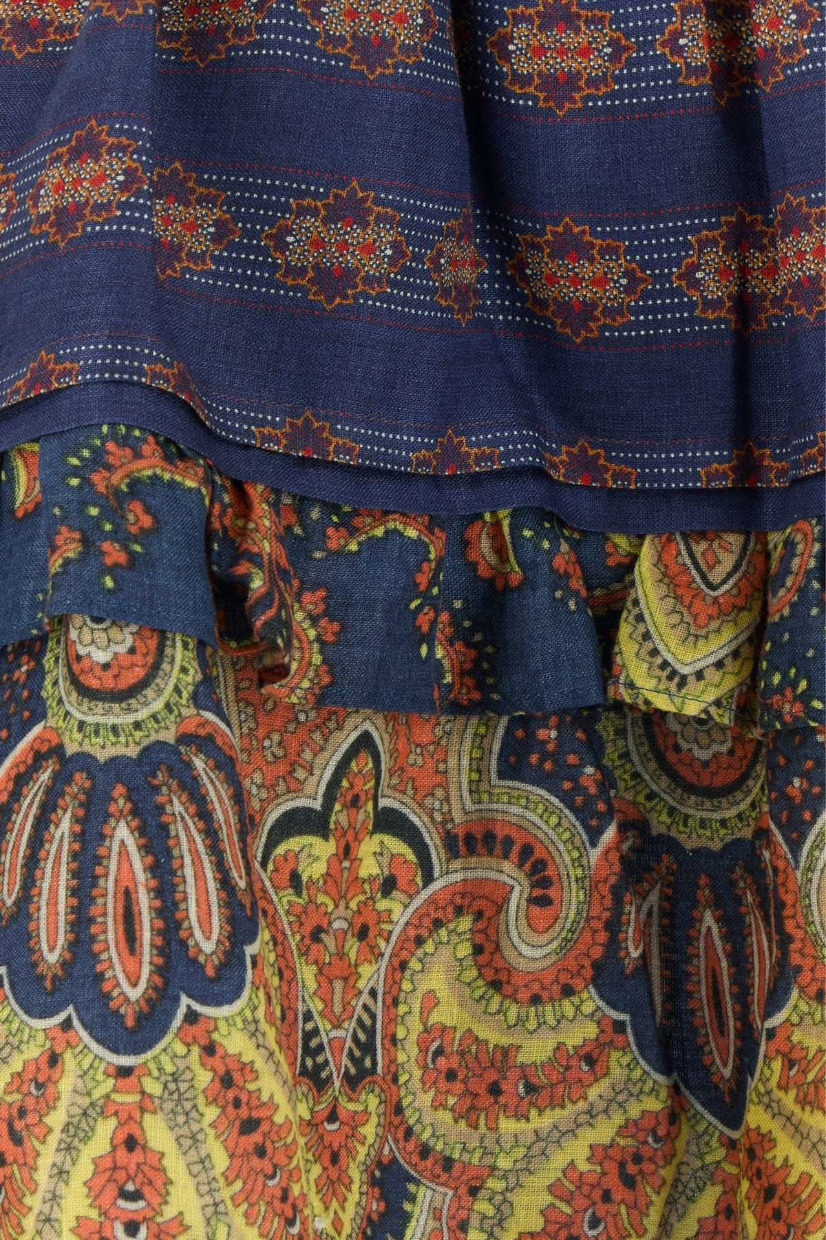 Printed linen skirt - 5