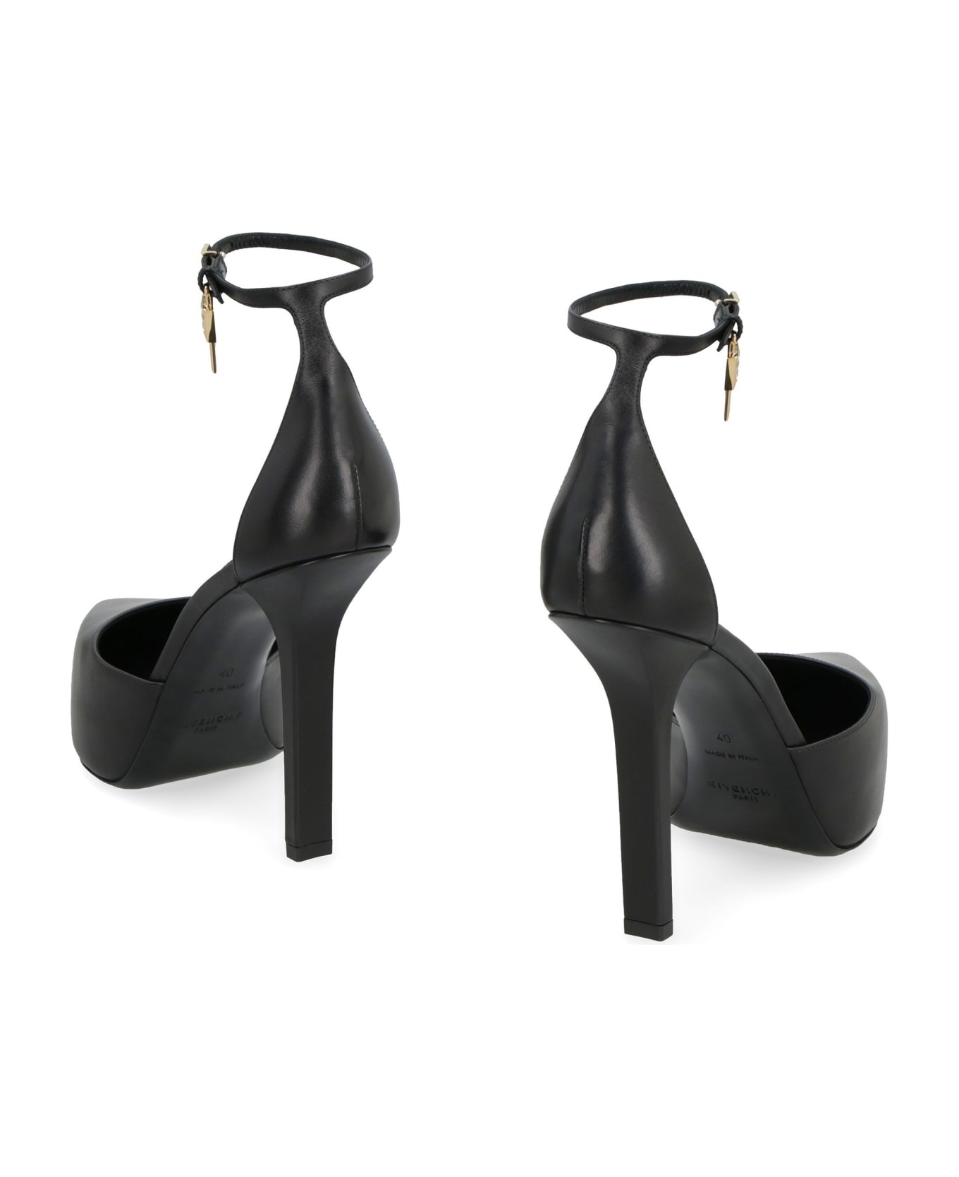 G-lock Leather Pumps - 4