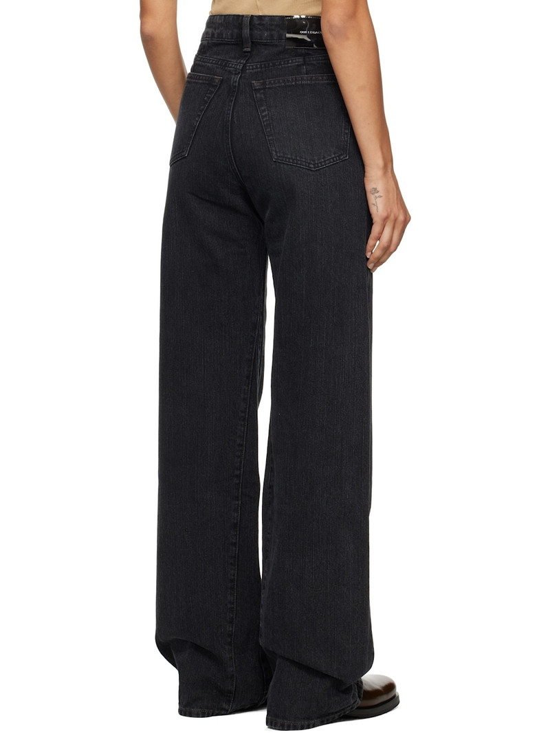 Black Treble Cut Jeans 3