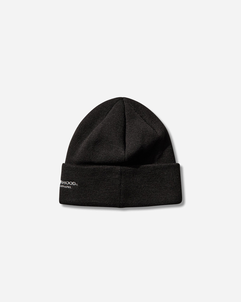 NEIGHBORHOOD Logo Beanie Black outlook