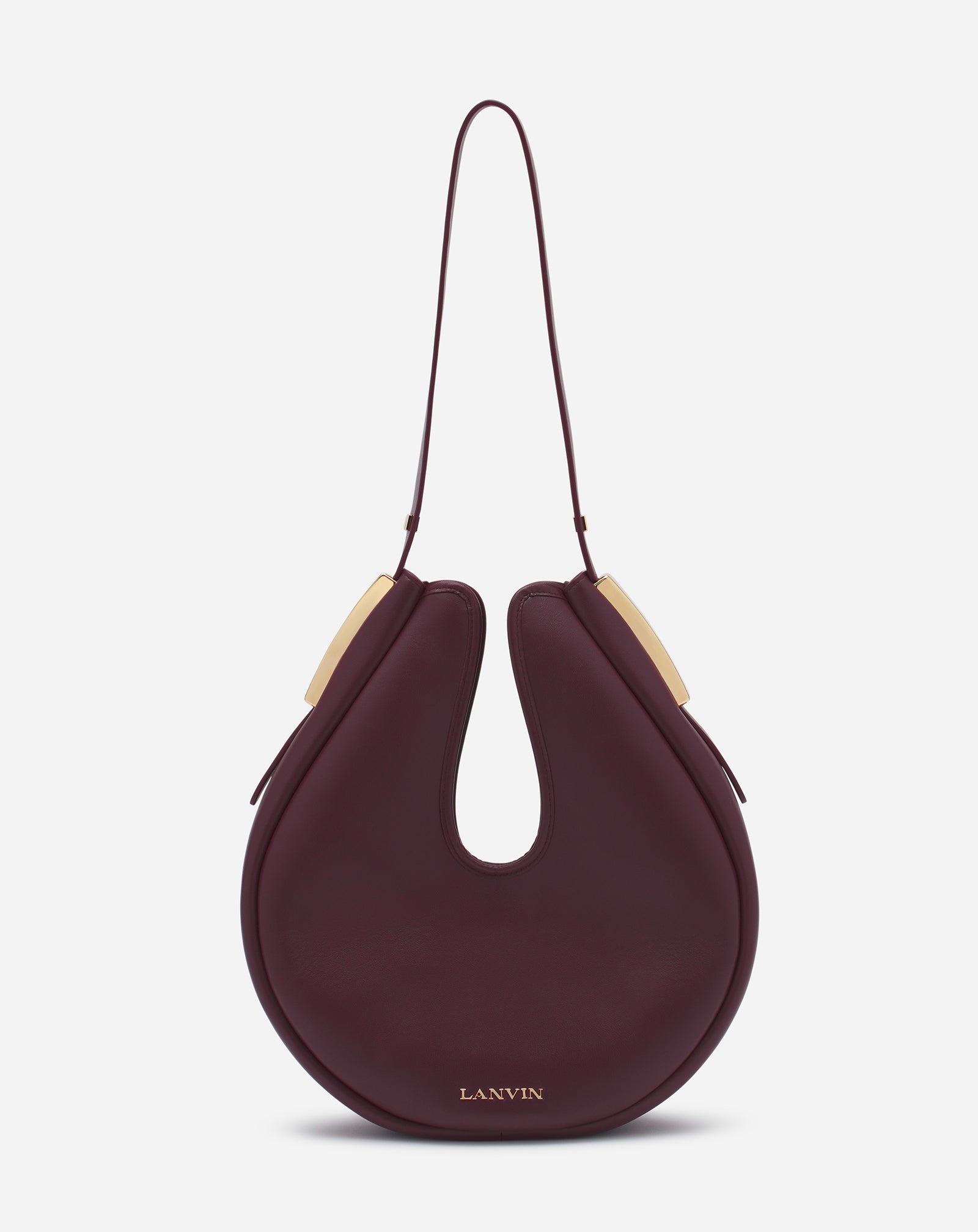 HOBO CYMBAL LEATHER BAG - 3