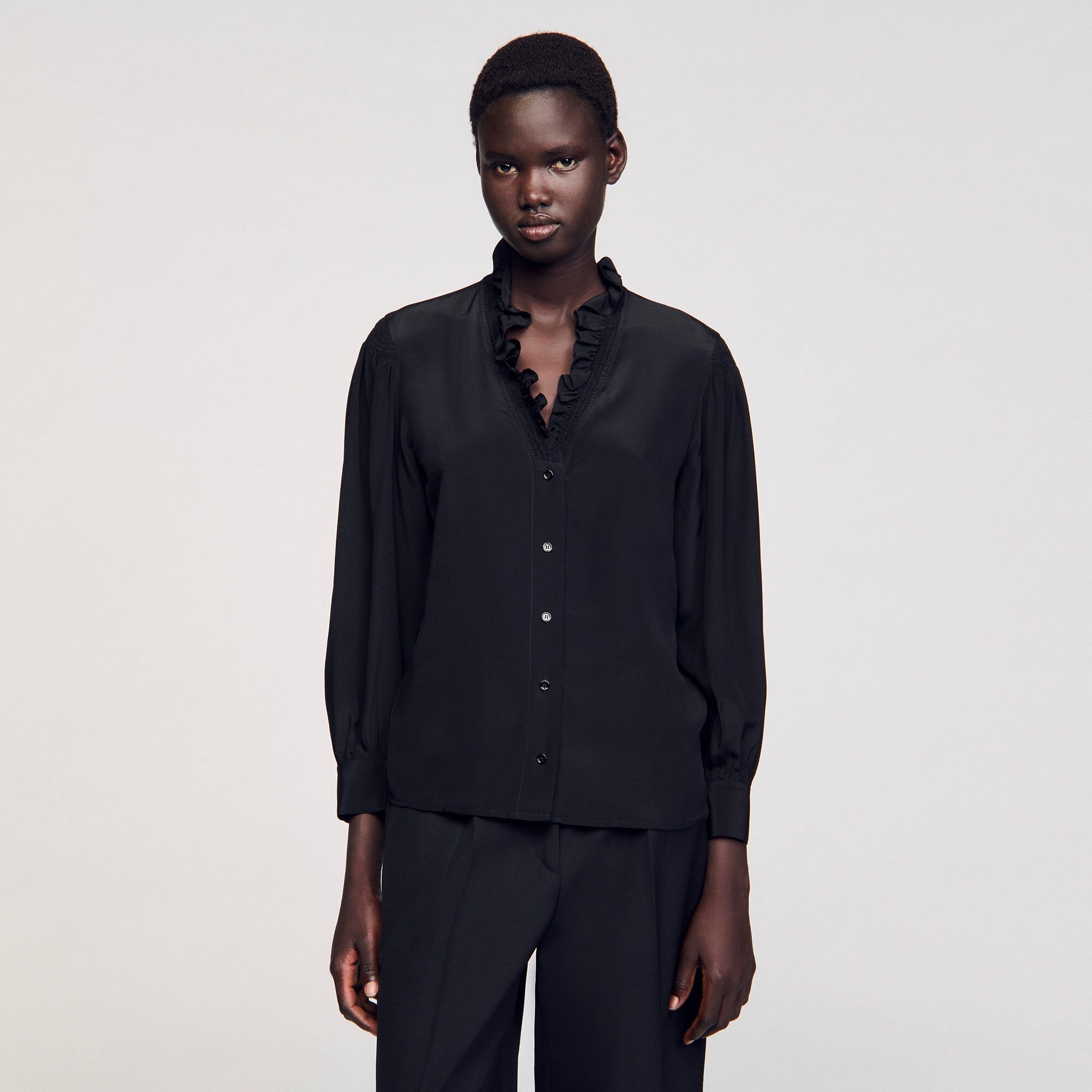 FLOATY SILK SHIRT - 4