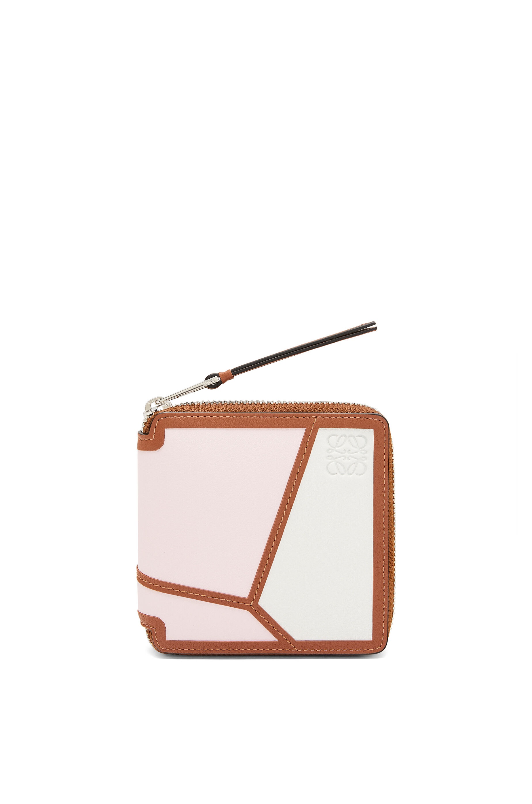 Puzzle square zip wallet in classic calfskin - 7