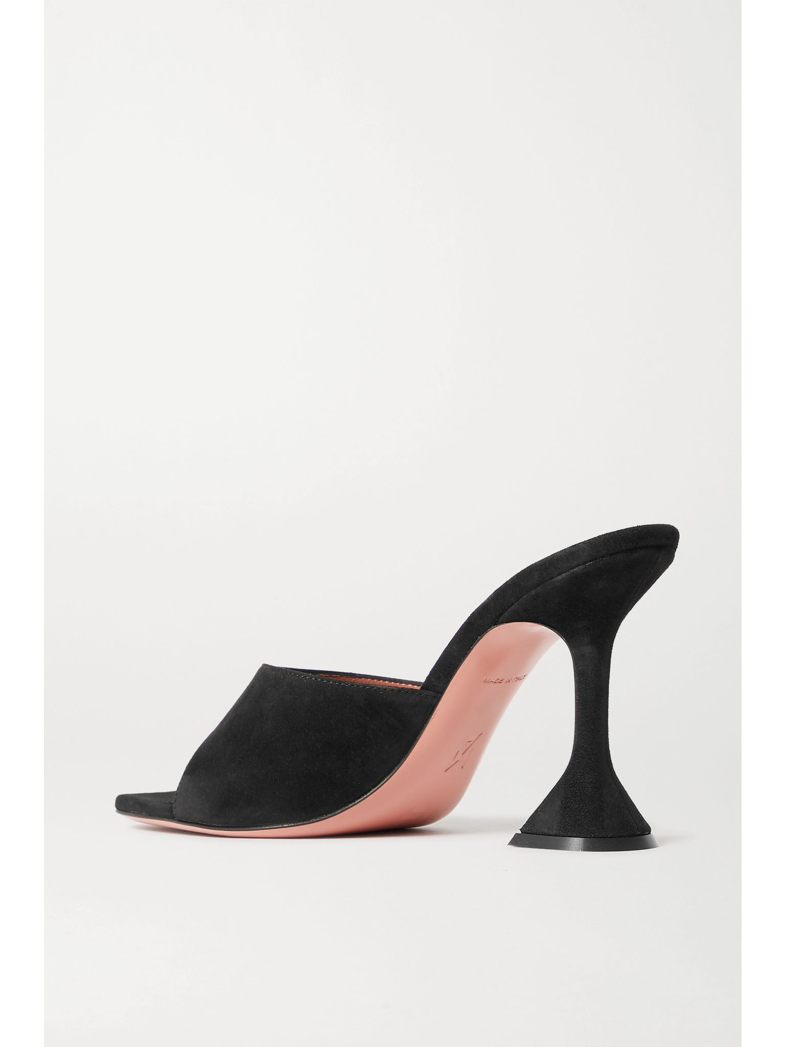 Lupita suede mules Black - 3
