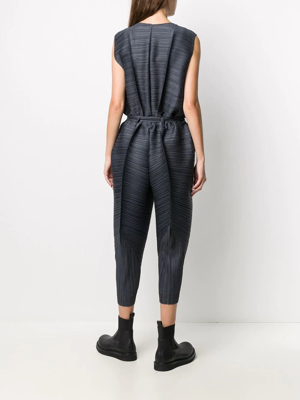 micro pleated jumpsuit - 4