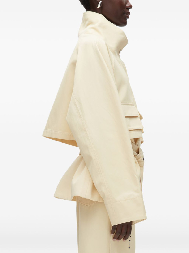 belted front-pockets jacket 6