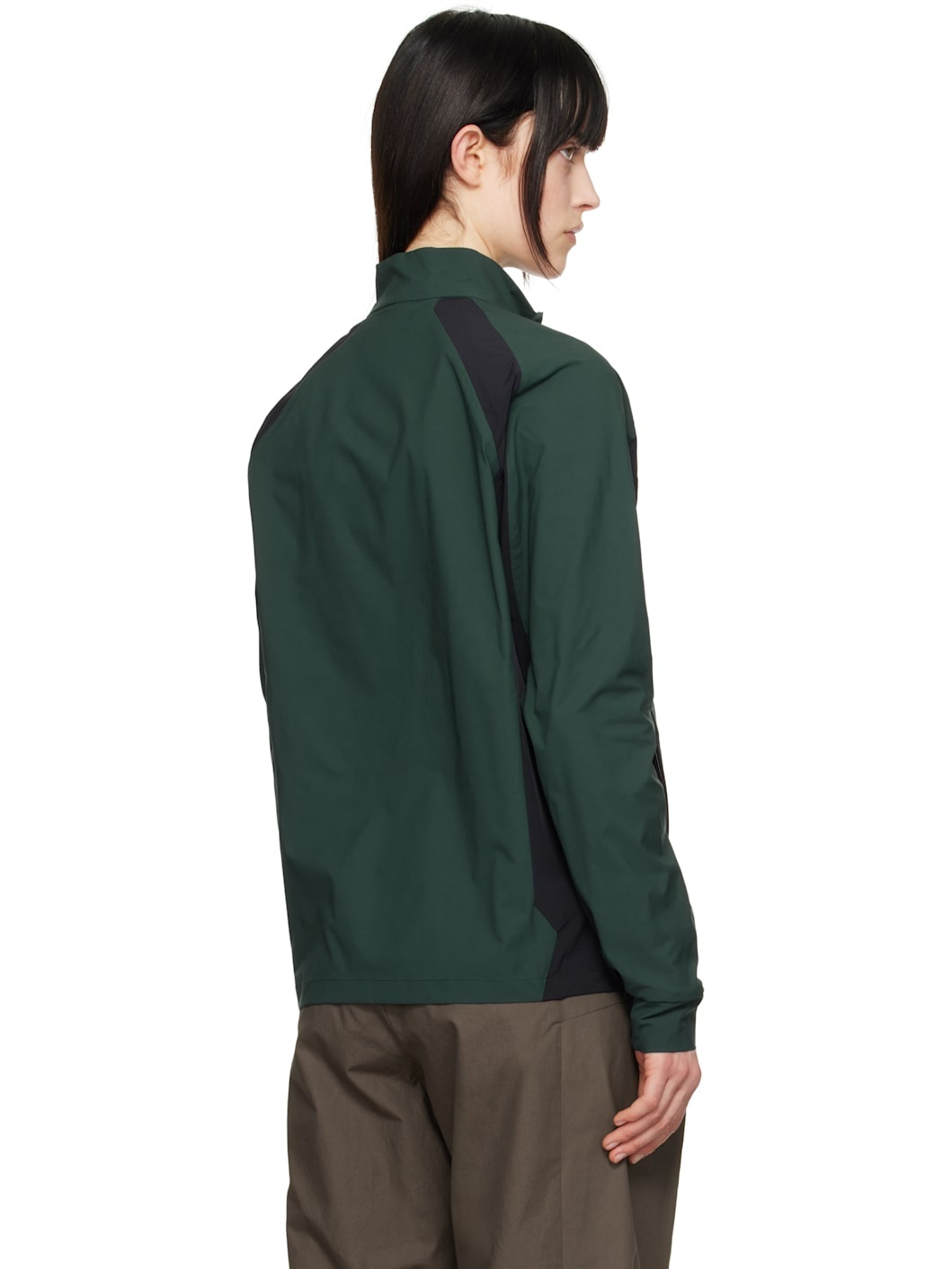 Green Zip-Up Track Jacket - 3
