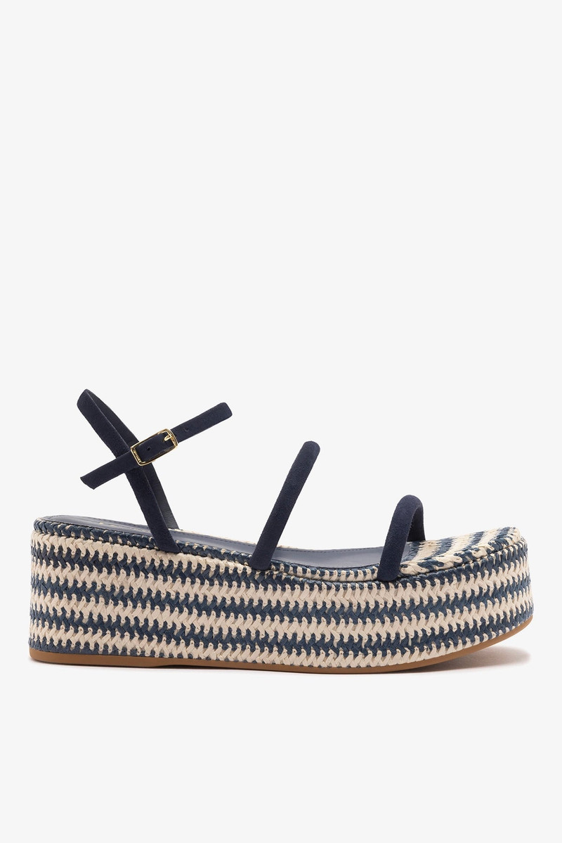 Gio Flatform Navy Suede 1