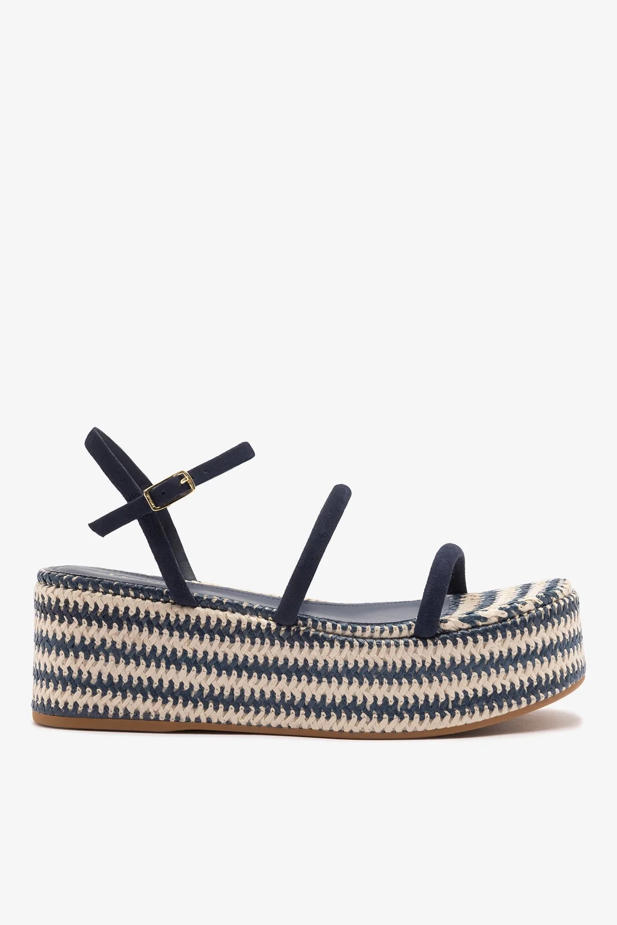 Gio Flatform Navy Suede - 1