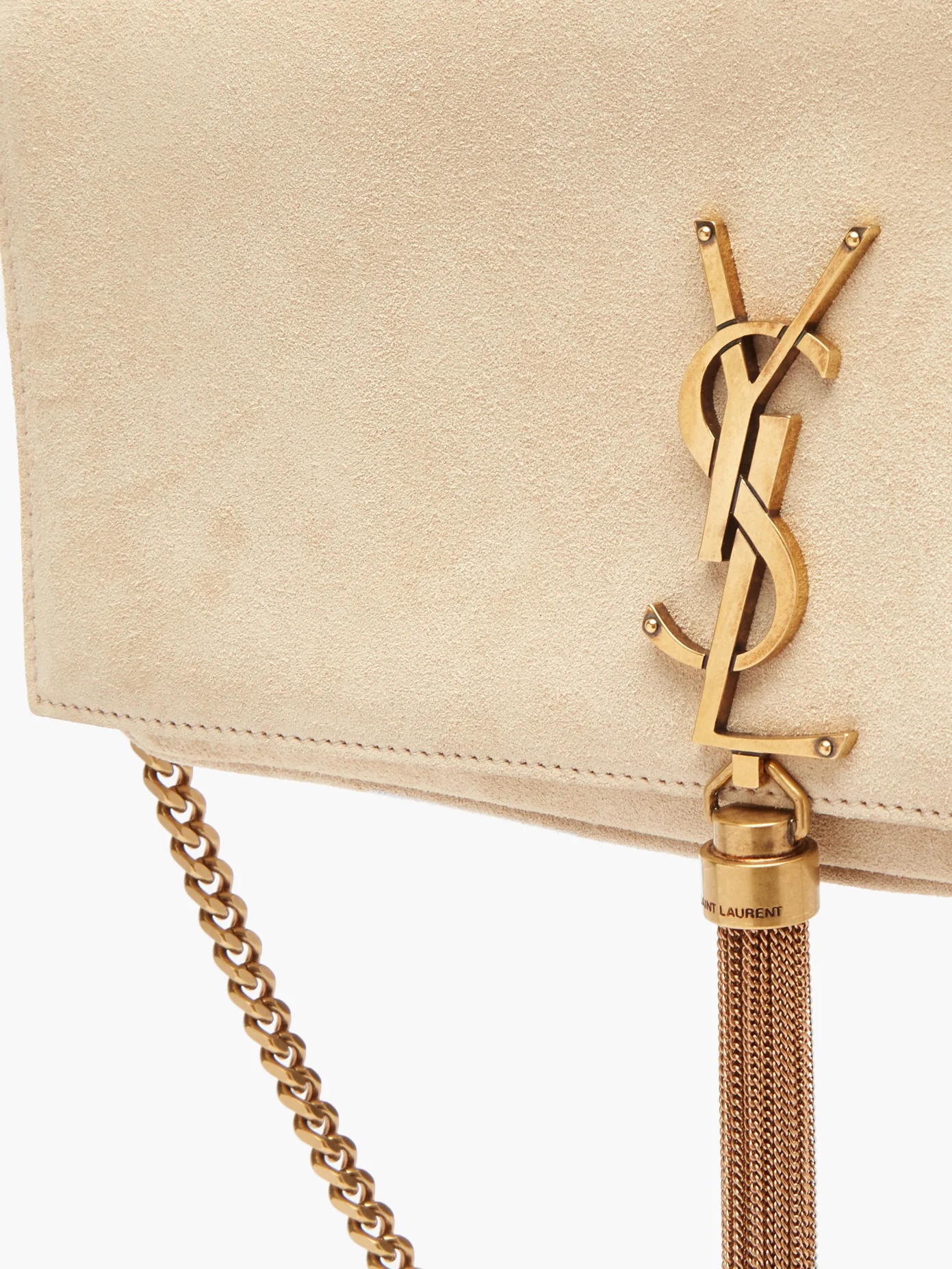 Kate tasselled suede cross-body bag - 4