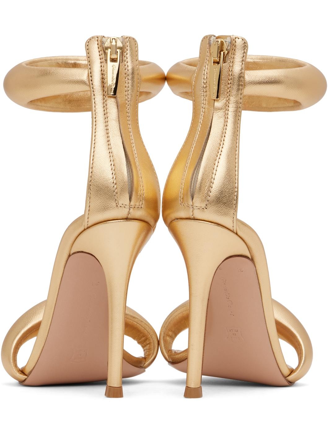 Gold Bijoux Heeled Sandals - 2
