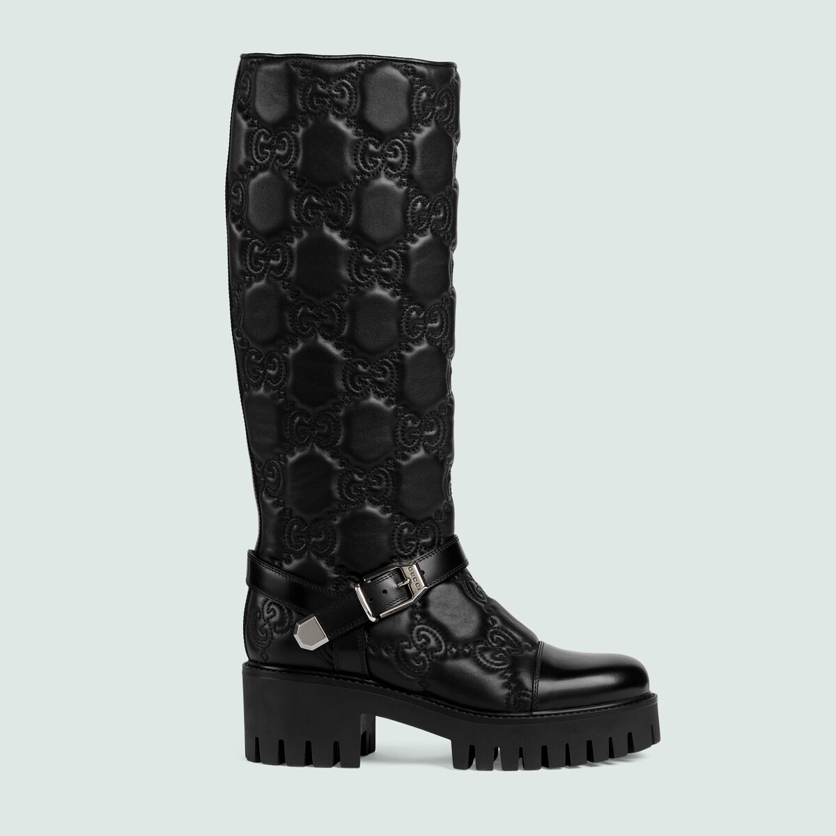 Women's GG quilted boot - 1