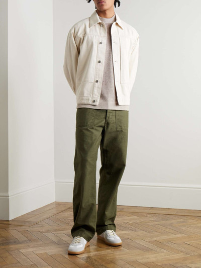 orSlow Fatigue Straight-Leg Cotton-Sateen Trousers outlook