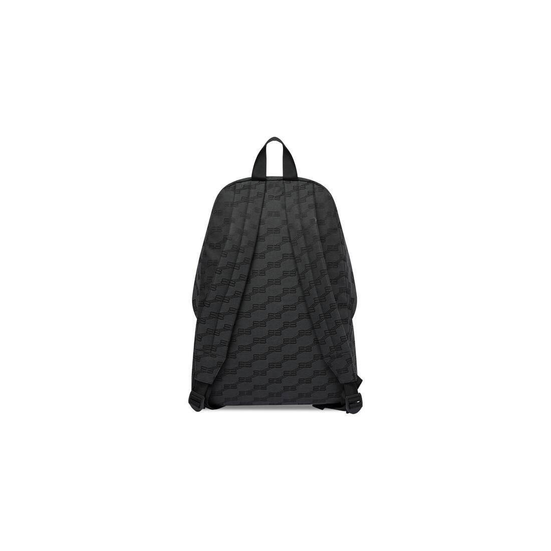 signature medium backpack bb monogram jacquard canvas