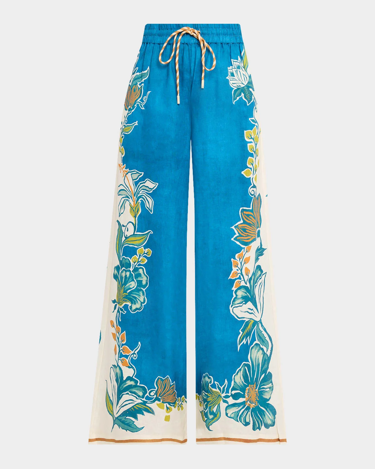 Luda Linen Wide-Leg Pants - 1