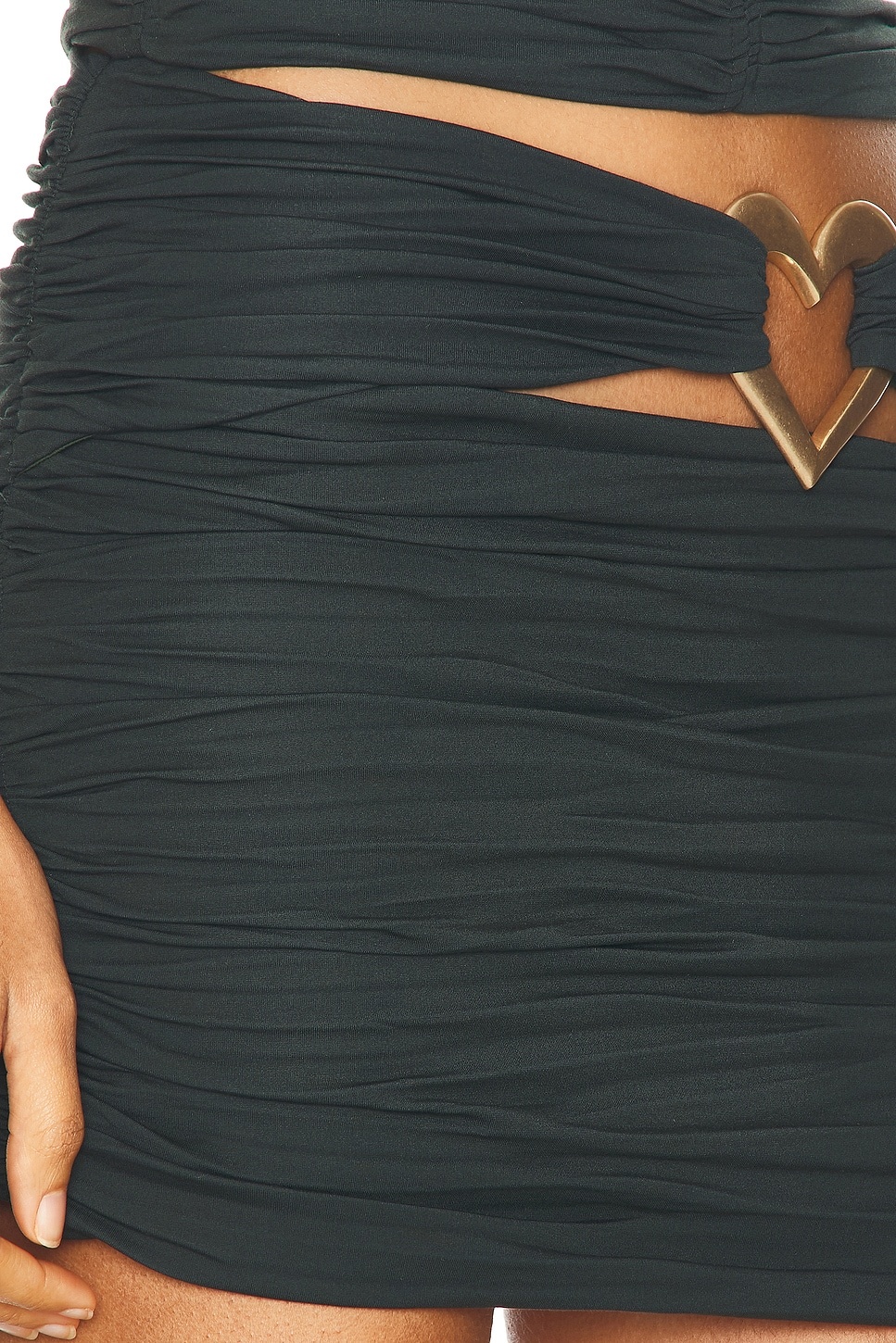 Ruched Mini Skirt - 6