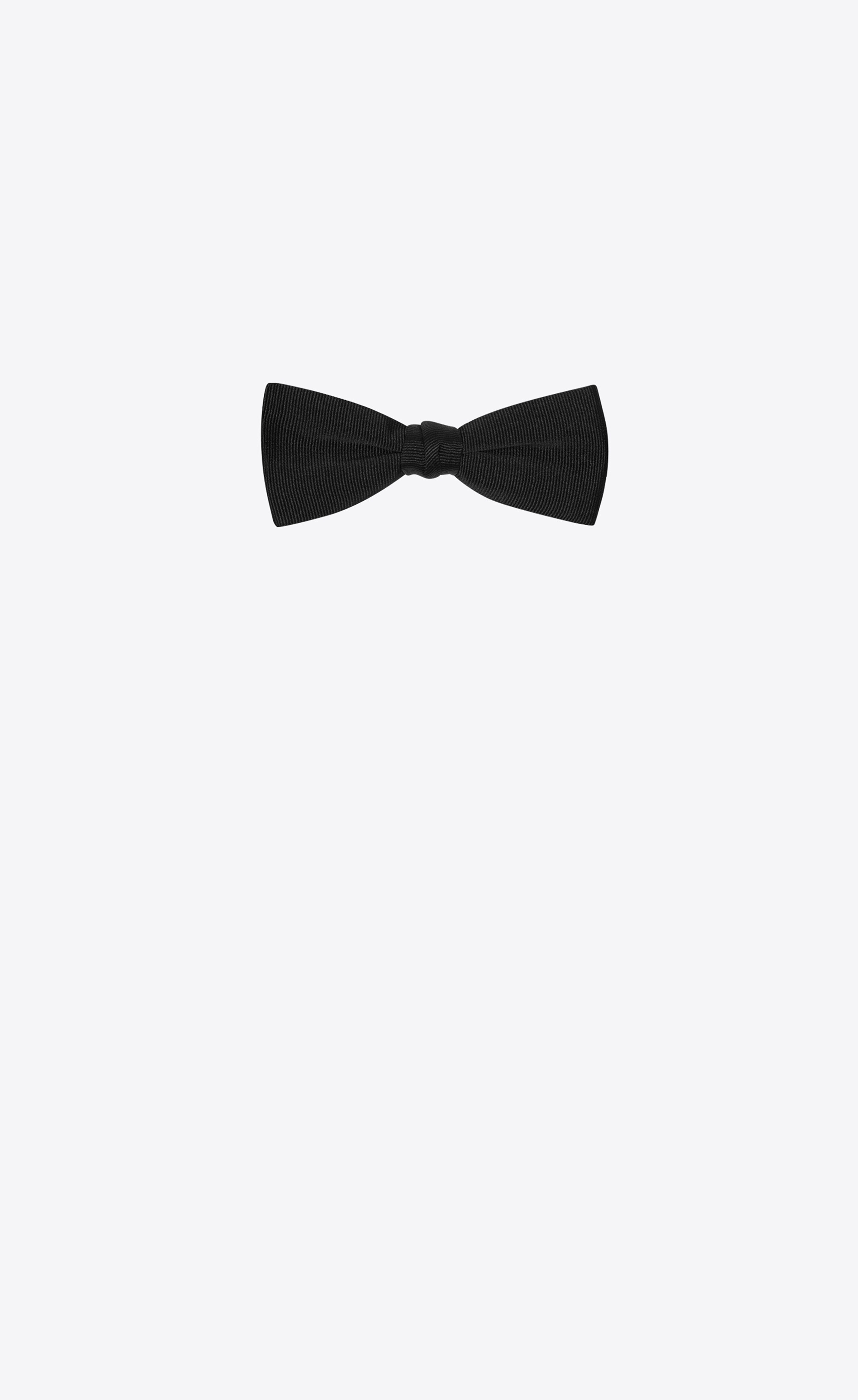 yves bow tie in black grosgrain - 1