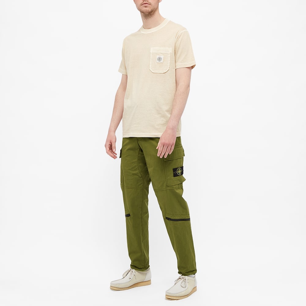 Stone Island Brushed Cotton Cargo Pant - 6