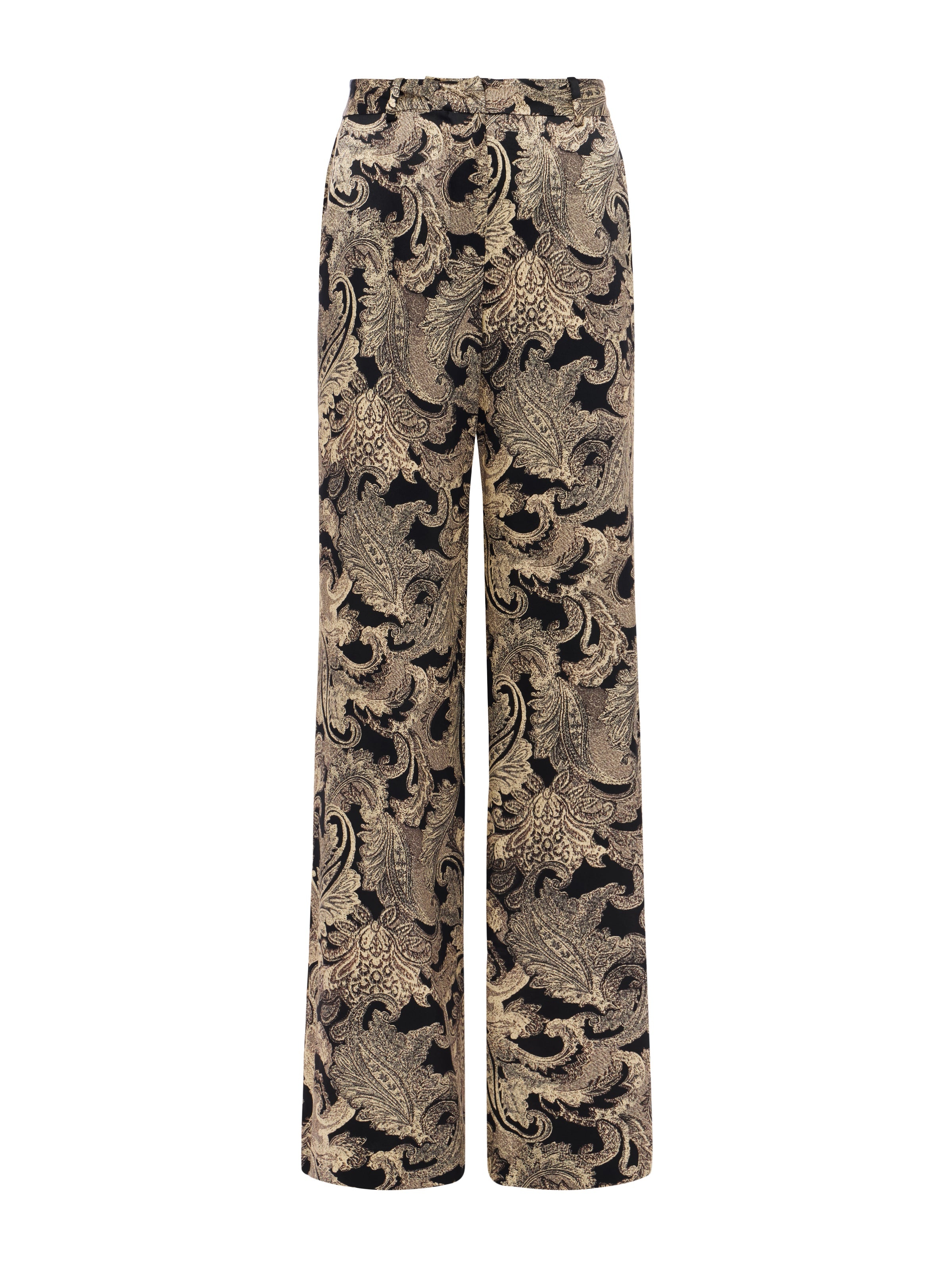 Pilar Silk Wide-Leg Pant - 1