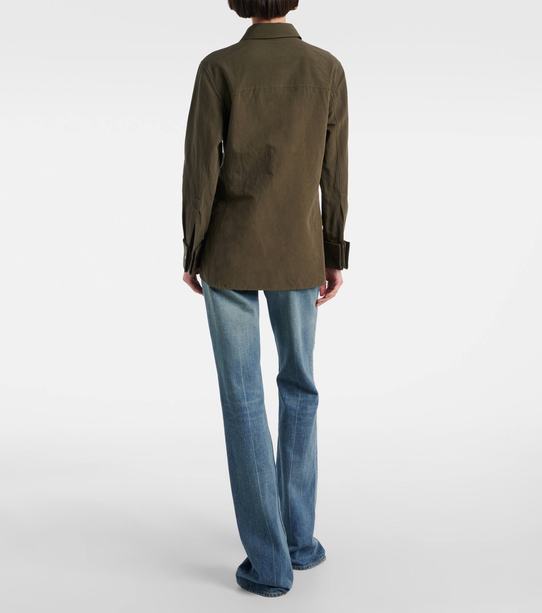 Cassandre cotton and linen shirt - 3